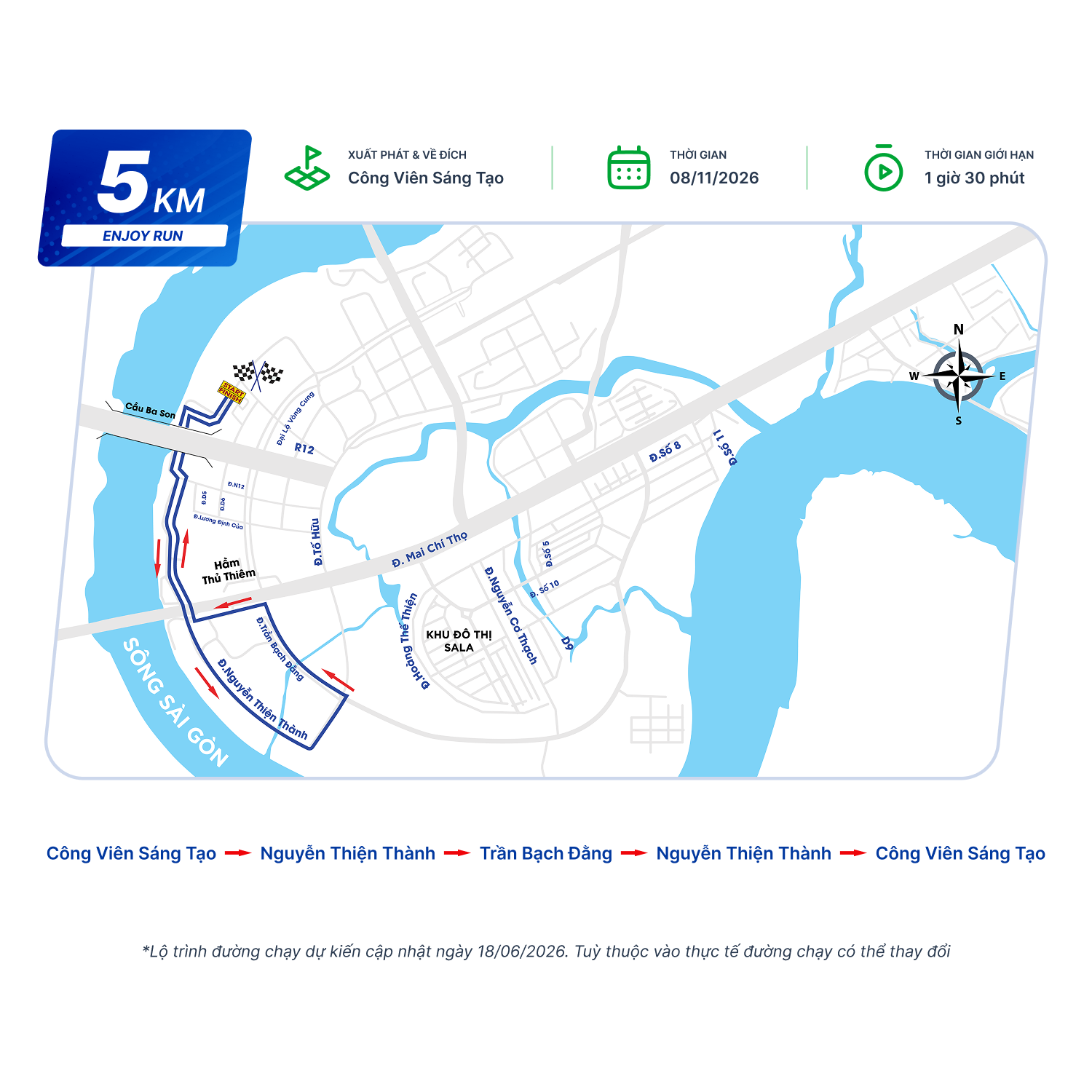 1 5km