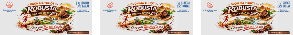 Buôn Ma Thuột Robusta Half Marathon 2026 - Chạy giữa thủ phủ Cà Phê