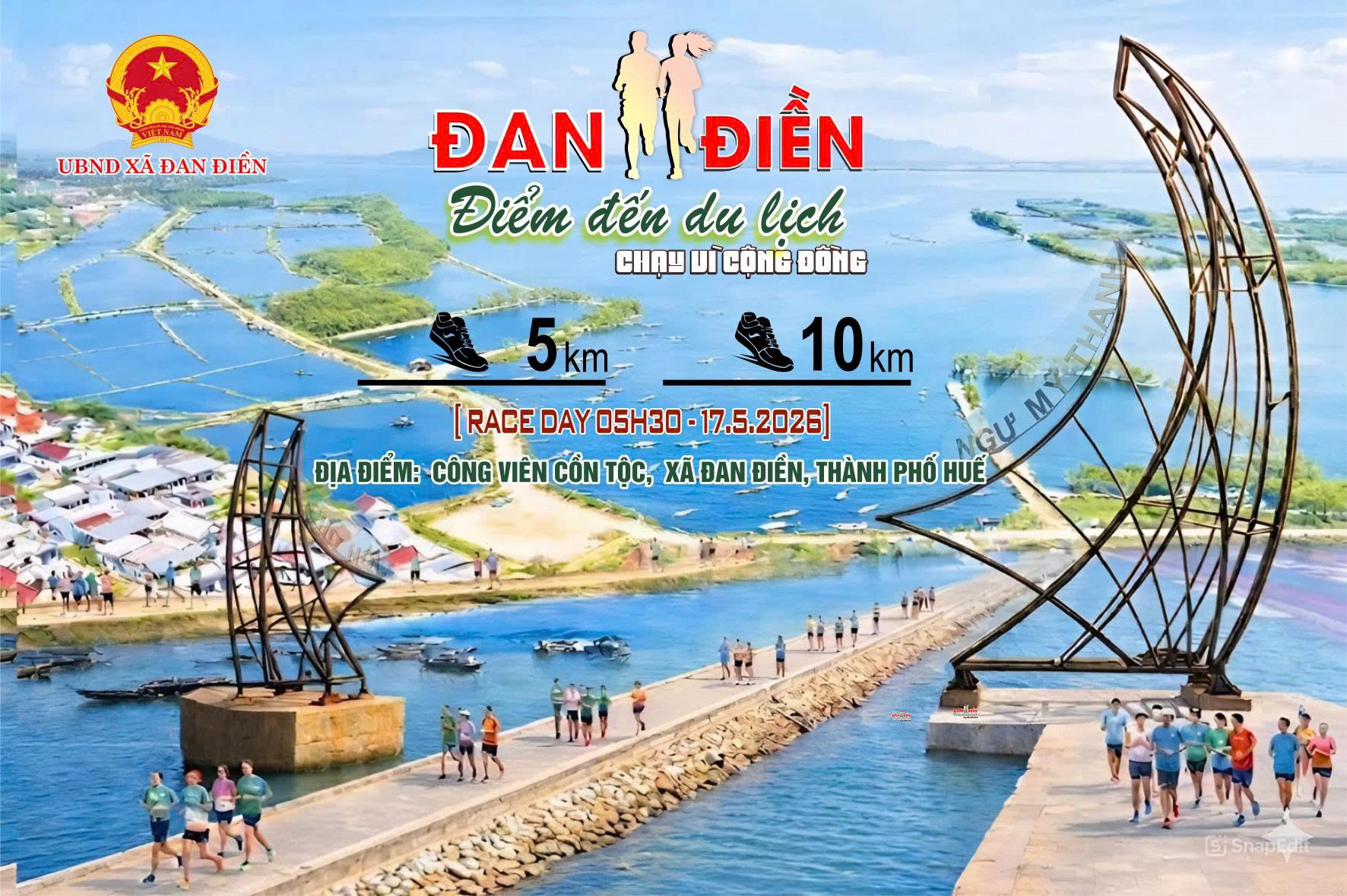 ĐAN ĐIỀN – ĐIỂM ĐẾN DU LỊCH - GIẢI CHẠY VÌ CỘNG ĐỒNG NĂM 2026