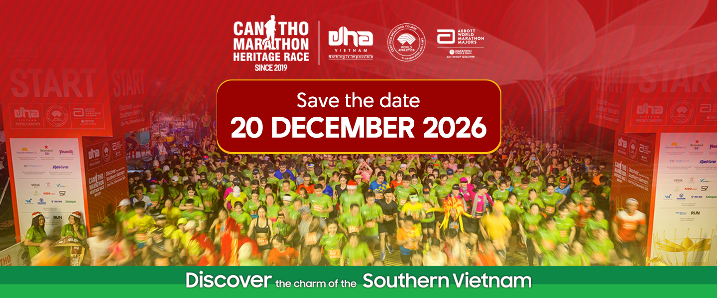 Giải Marathon Quốc tế Di sản Cần Thơ 2026