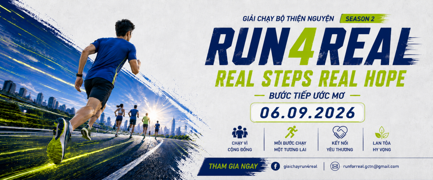 GIẢI CHẠY THIỆN NGUYỆN RUN4REAL