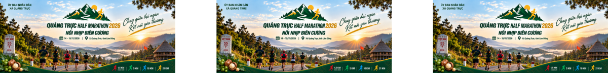 Quảng Trực Half Marathon 2026 - Nối Nhịp Biên Cương